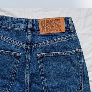 Reclaimed Vintage blue denim jeans 24 🍒